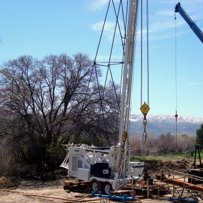 Cable tool drill rig