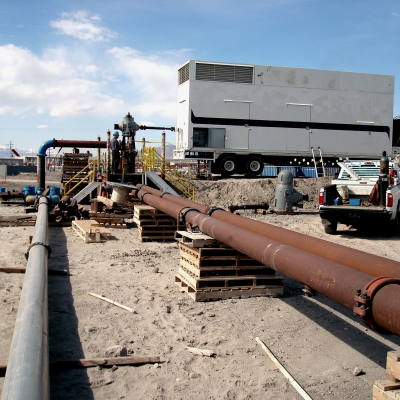 Test pumping equipment